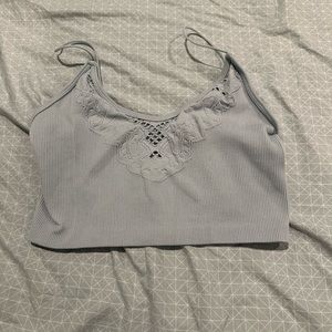 Aeropostale Blue Crop Top